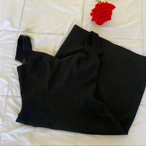 Black halo black sheath mini dress